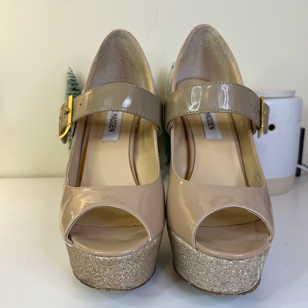 Steve Madden P-Saassi Platform Mary Jane Heels - Picture 5 of 10